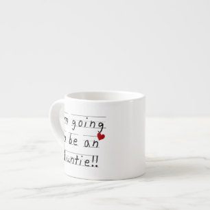 Going To Be An Auntie Kid Print Tshirts and Gifts Espresso Cup