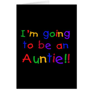 Going to be an Auntie Primary Colours