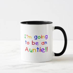 Going to be an Auntie Primary Colours Mug