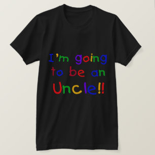 Going to be an Uncle Primary Colours Text T-Shirt