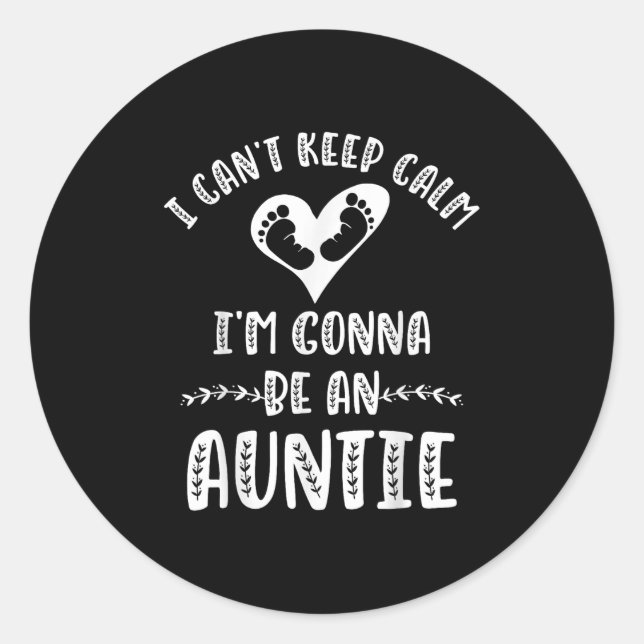 Going To Be New Parents Shirts By Tm3-designers I  Classic Round Sticker (Front)