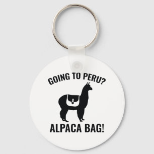 Going To Peru? Keychain