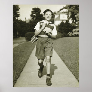 Going to School Poster