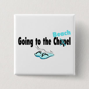 Going To The Beach - Customized 2 Inch Square Button