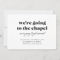 Going to the Chapel