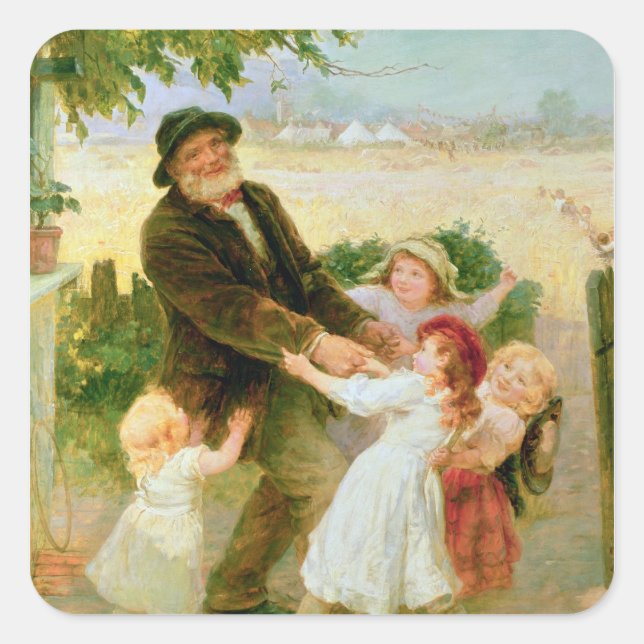 Going to the Fair Square Sticker (Front)