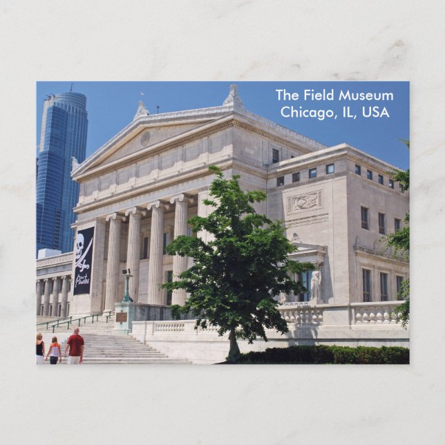 Going to the Field Museum Postcard (Front)