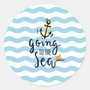Going to the Sea – Nautical Anchor Sticker