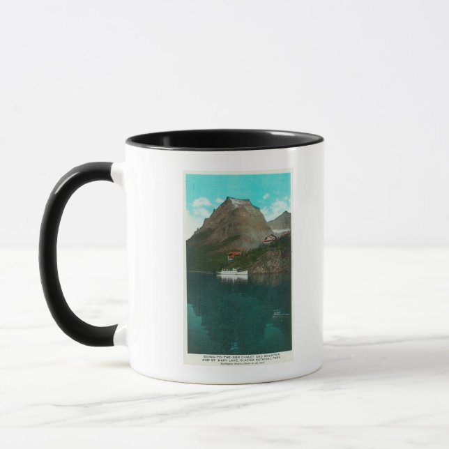 Going-To-The-Sun Chalet View Mug (Left)