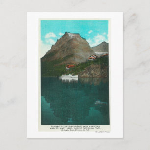 Going-To-The-Sun Chalet View Postcard