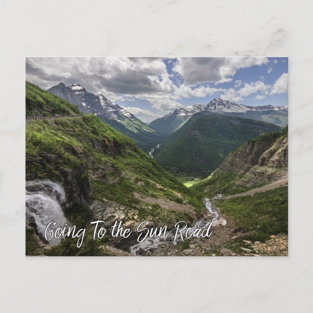 Going to the Sun Road Glacier National Park Postcard (Front)
