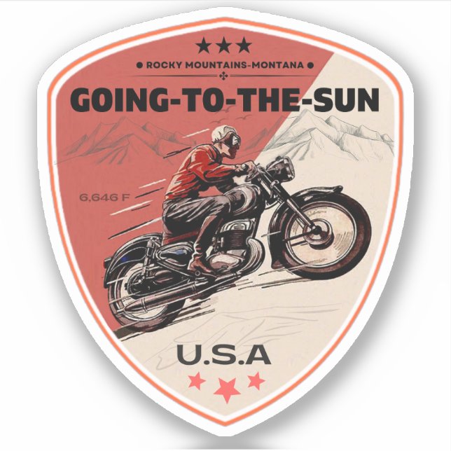 Going-to-the-Sun Road montana motorcycle trip (Front)