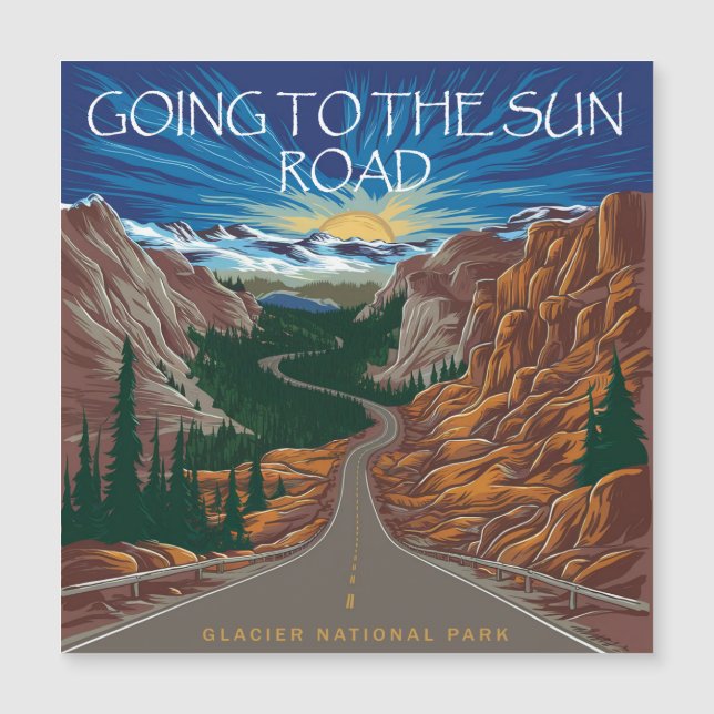 Going To The Sun Road Montana Vista (Front)