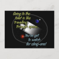 Going to the toilet is like travelling through...