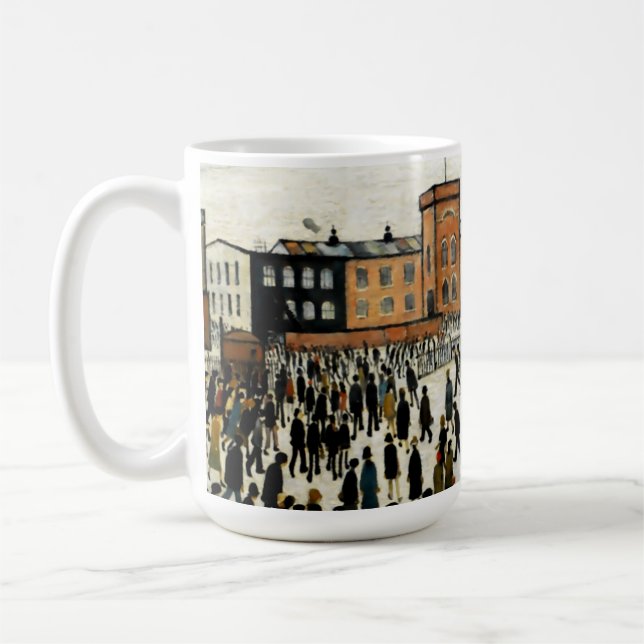 Going To Work L.S Lowry Coffee Mug (Left)