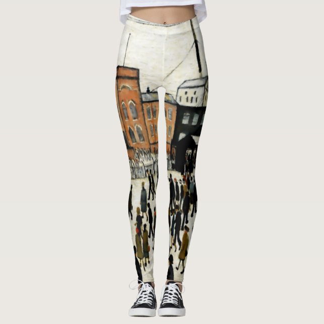 Going To Work L.S Lowry Leggings (Front)