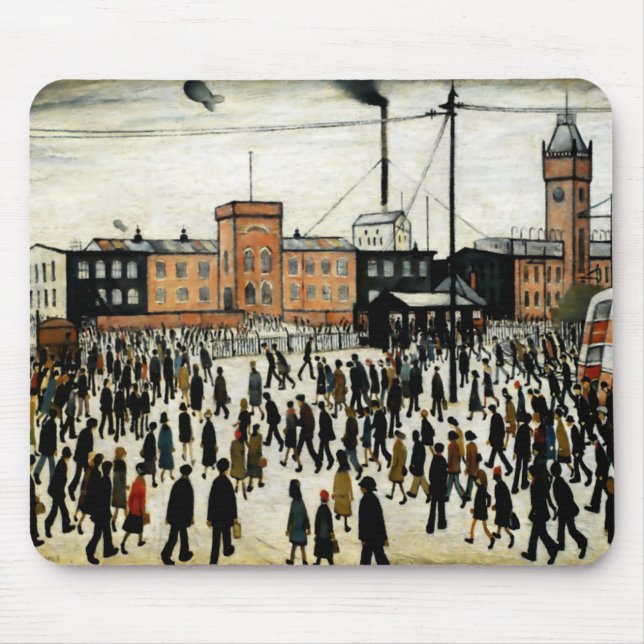 Going To Work L.S Lowry Mouse Pad (Front)