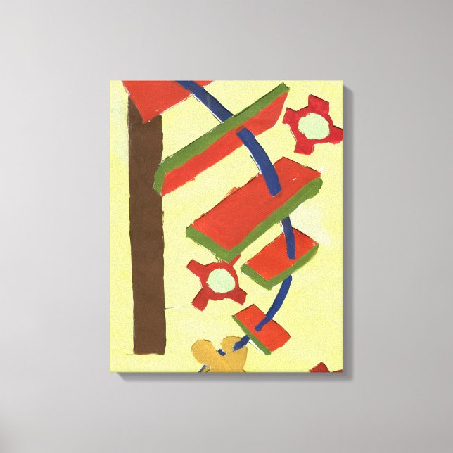 going up the ladder canvas print (Front)