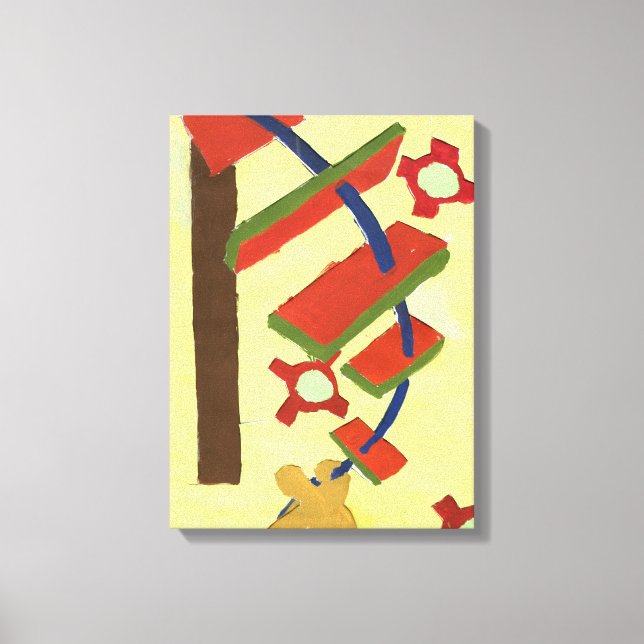 going up the ladder canvas print (Front)