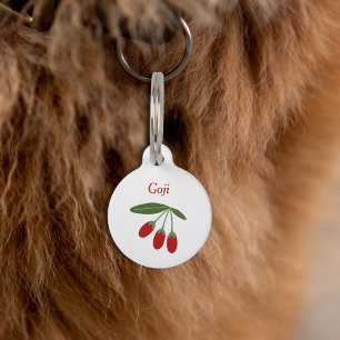 Goji Berries Pet Tag