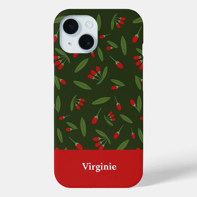 Goji Pattern Case-Mate iPhone Case (Back)