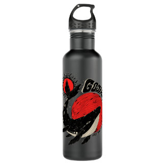 Gojira Whale Sun Moon Premium  710 Ml Water Bottle