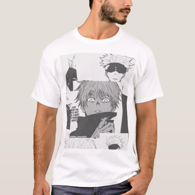 Gojo saturo printed shirt (Front)