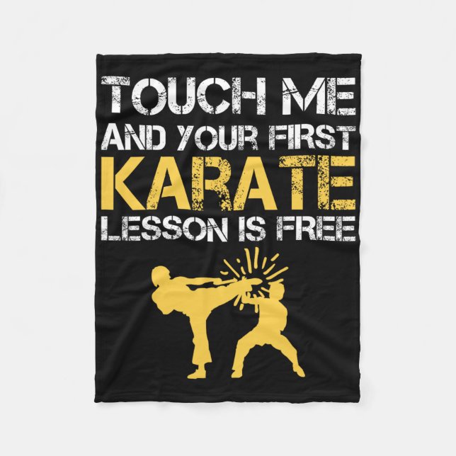 Goju Ryu Karate 3  Fleece Blanket (Front)