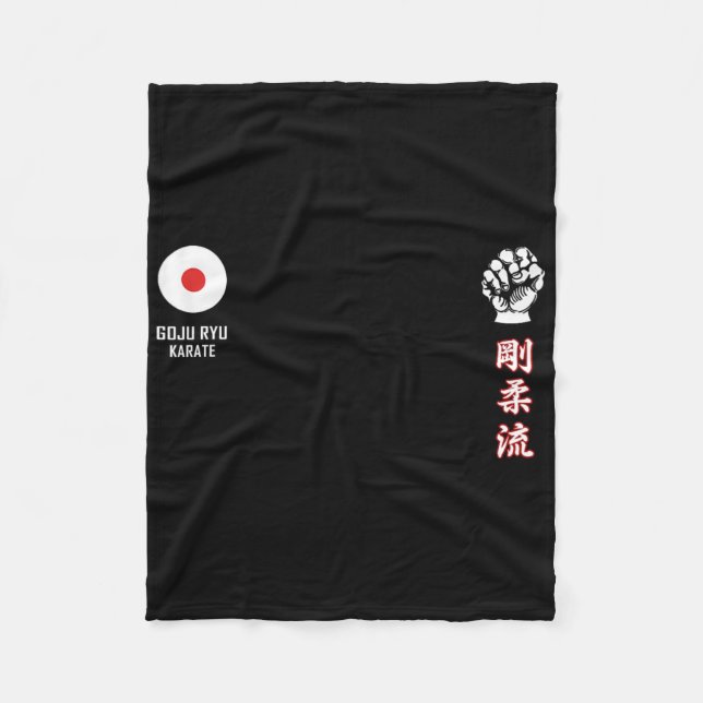 Goju Ryu Karate  Fleece Blanket (Front)