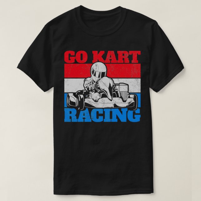 GoKart Racing Gokart Karting T-Shirt (Design Front)