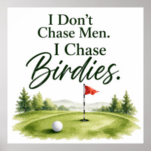 Gol Funny Quotes for Golfer  Poster