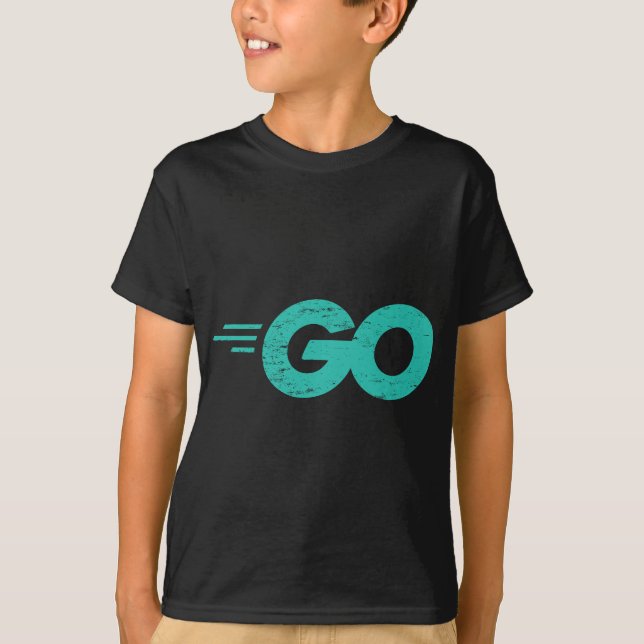 Golang Go Programming Language - Go logo for Go De T-Shirt (Front)