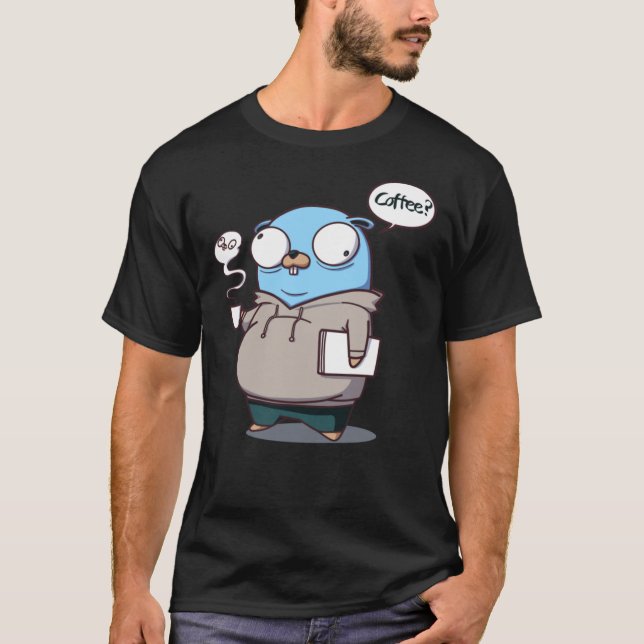 Golang Gopher Developer and His Soul Classic T-Shi T-Shirt (Front)
