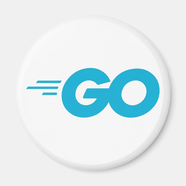 Golang Logo Magnet (Front)