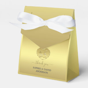 Gold 50th Wedding Anniversary We still DO  Favor Box