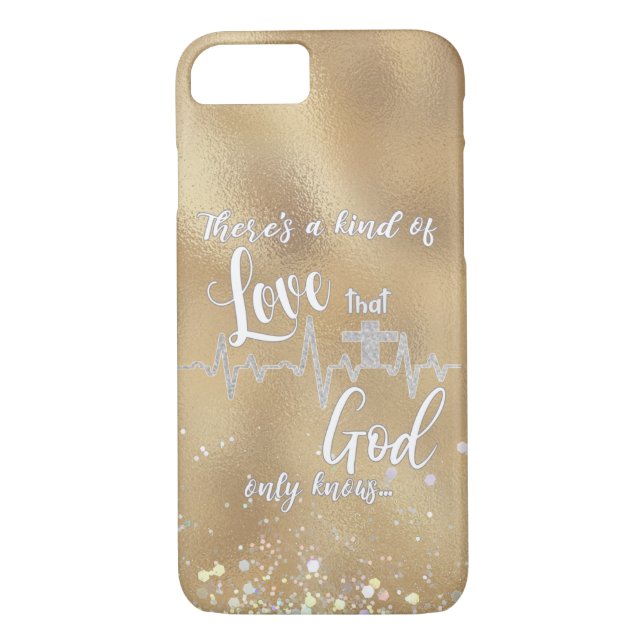 Gold A Kind of Love God Only Knows Christian Case-Mate iPhone Case (Back)