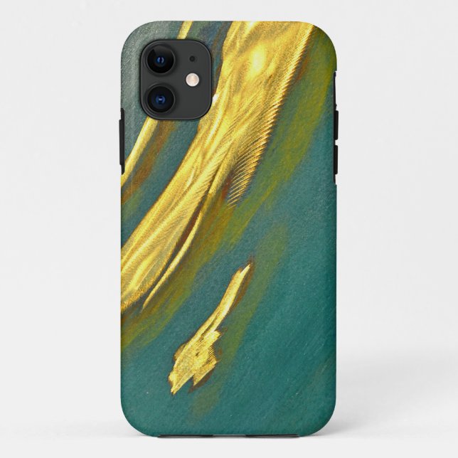 Gold Abstract Case-Mate iPhone Case (Back)