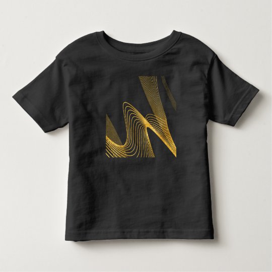 Gold Abstract Custum- Toddler Fine Jersey T-Shirt