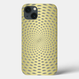 Gold Abstract Design iPhone 13 Case