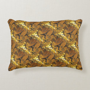 Gold Accent Pillow