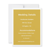 Gold Acrylic Wedding Invitation Set Elegant | Luxu