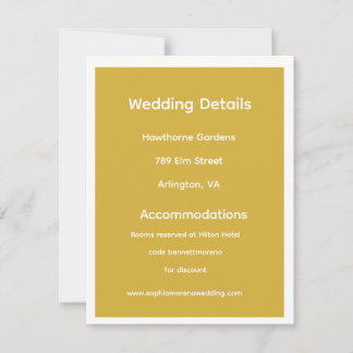 Gold Acrylic Wedding Invitation Set Elegant | Luxu