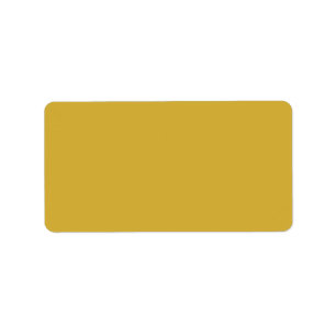 Gold Address Label
