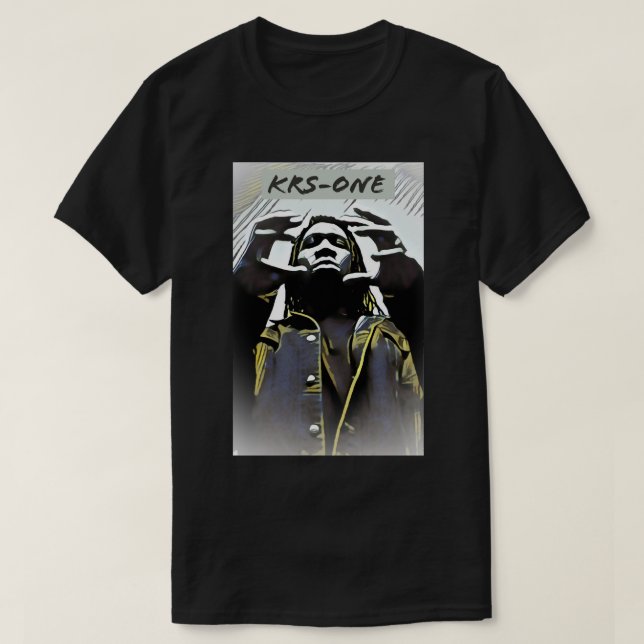 Gold Album Inspired by KRS ONE T-Shirt (Design Front)