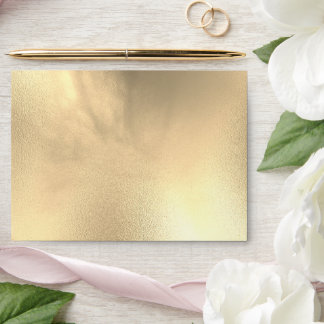 Gold Alcohol Ink Chic Elegant Envelope