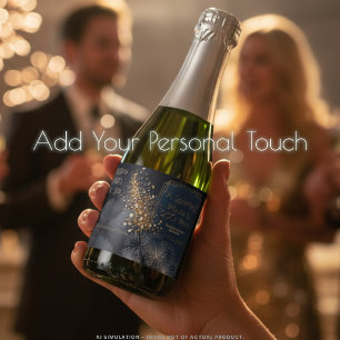 Gold America Liberty 250 Years Anniversary Cuvée Sparkling Wine Label