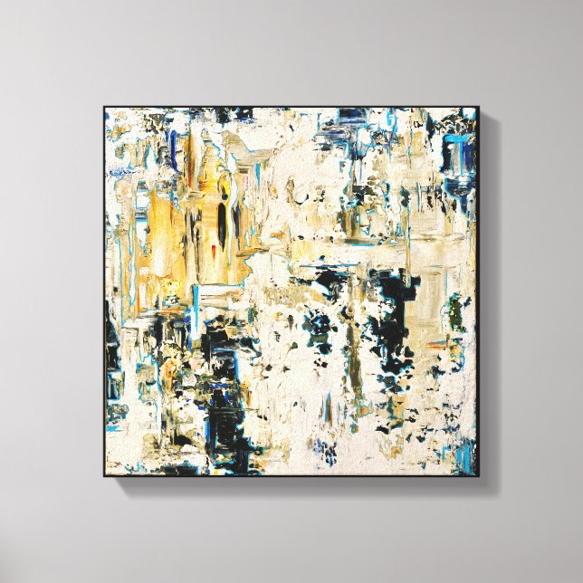 Gold Among Gravel -impression de toile (Recto)