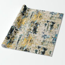 Gold Among Gravel Wrapping Paper