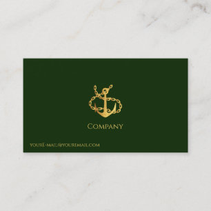 Gold Anchor Business Card