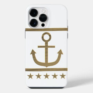 gold anchor happiness symbol  iPhone 14 pro max case